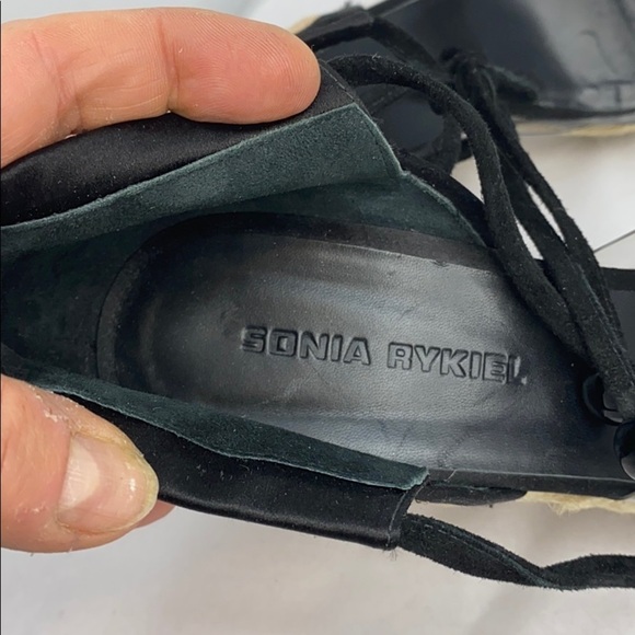 Sonia Rykiel Sz 39 Wedge Platform Clear Sandal - Picture 12 of 12